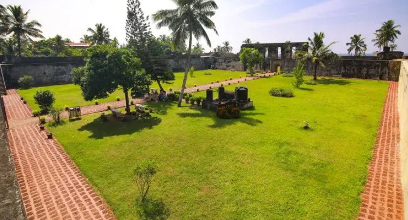 Anjuthengu Fort, Anchuthengu, Kerala, India